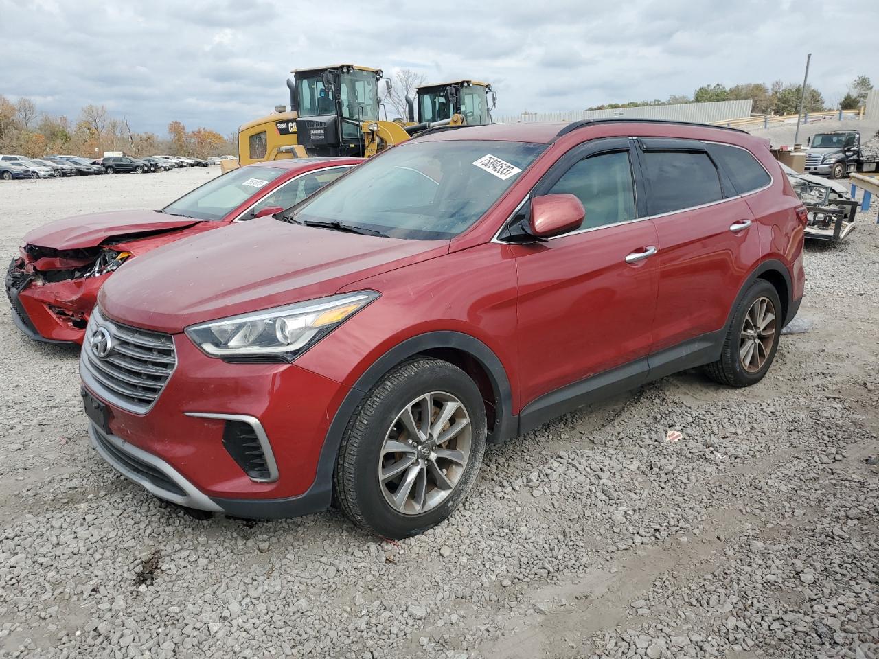 Изображение 1 2017 HYUNDAI SANTA FE SE 2017 с VIN KM8SMDHFXHU215737