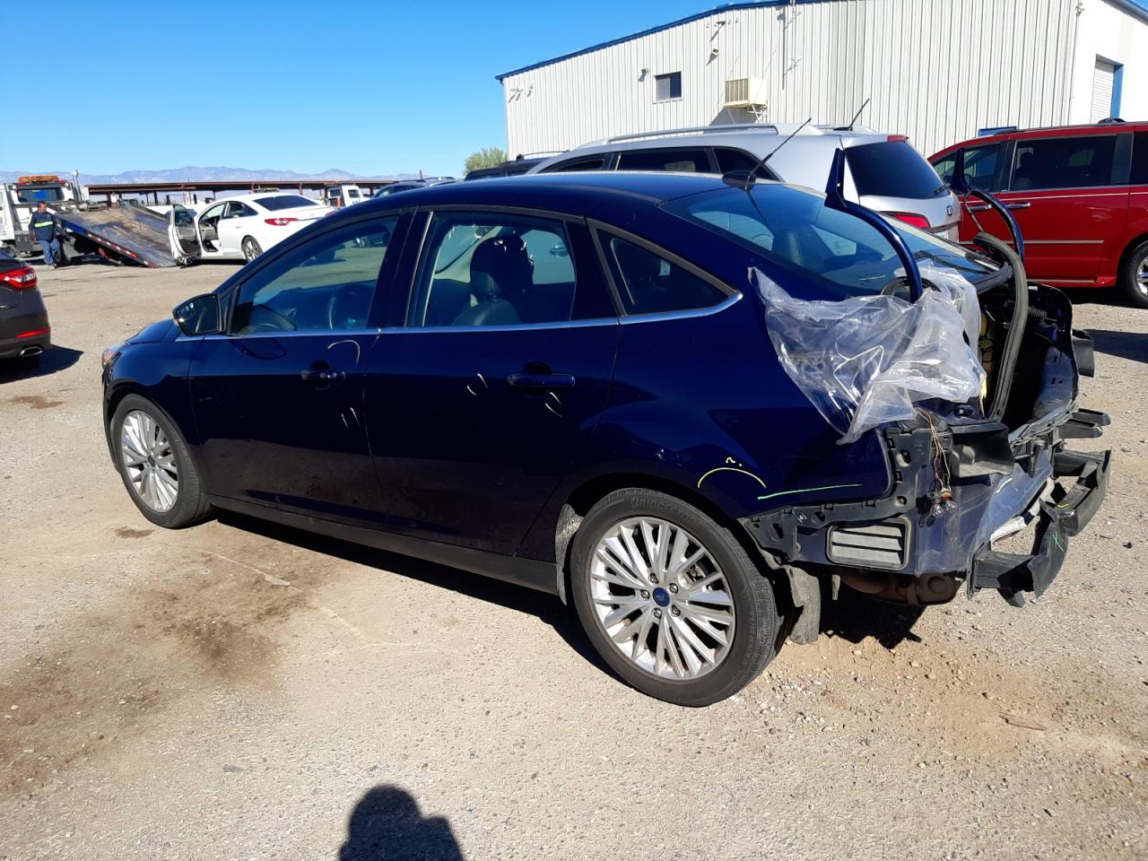 Image 2 of 2017 FORD FOCUS TITANIUM 2017 with VIN 1FADP3J22HL202000