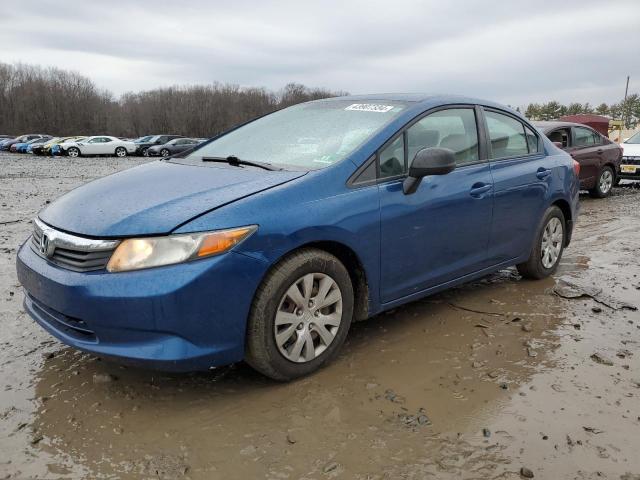 Image 1 of 2012 HONDA CIVIC LX 2012 with VIN 2HGFB2F52CH532631