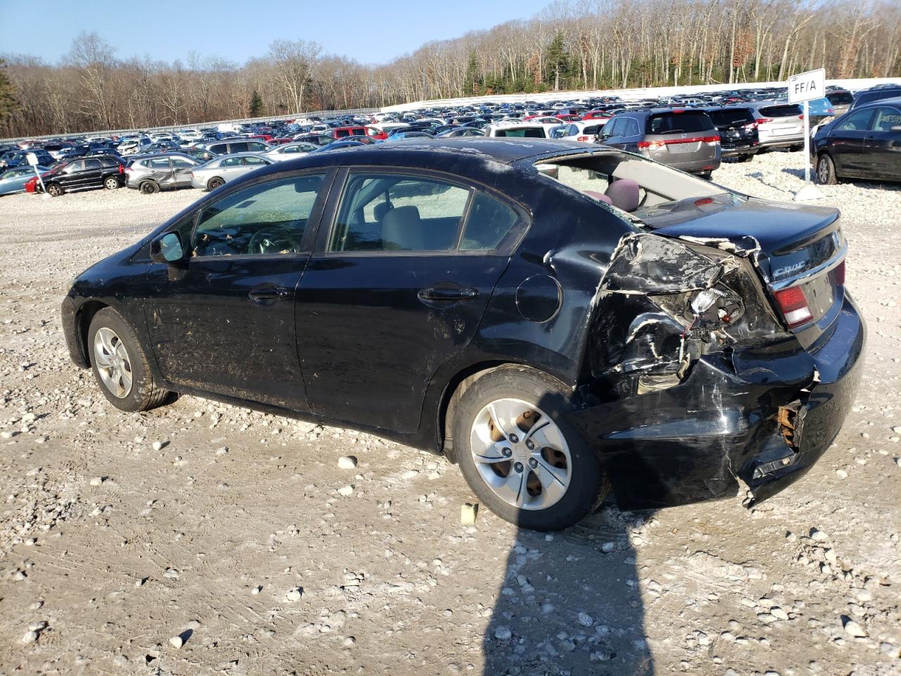 Obraz 2 z 2013 HONDA CIVIC LX 2013 z VIN 2HGFB2F56DH544363