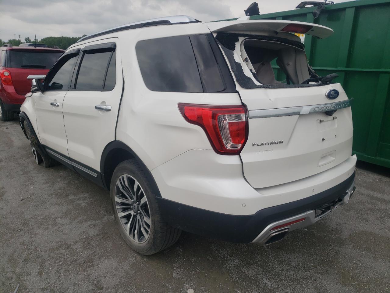 Image 2 of 2016 FORD EXPLORER PLATINUM 2016 with VIN 1FM5K8HT7GGB75677