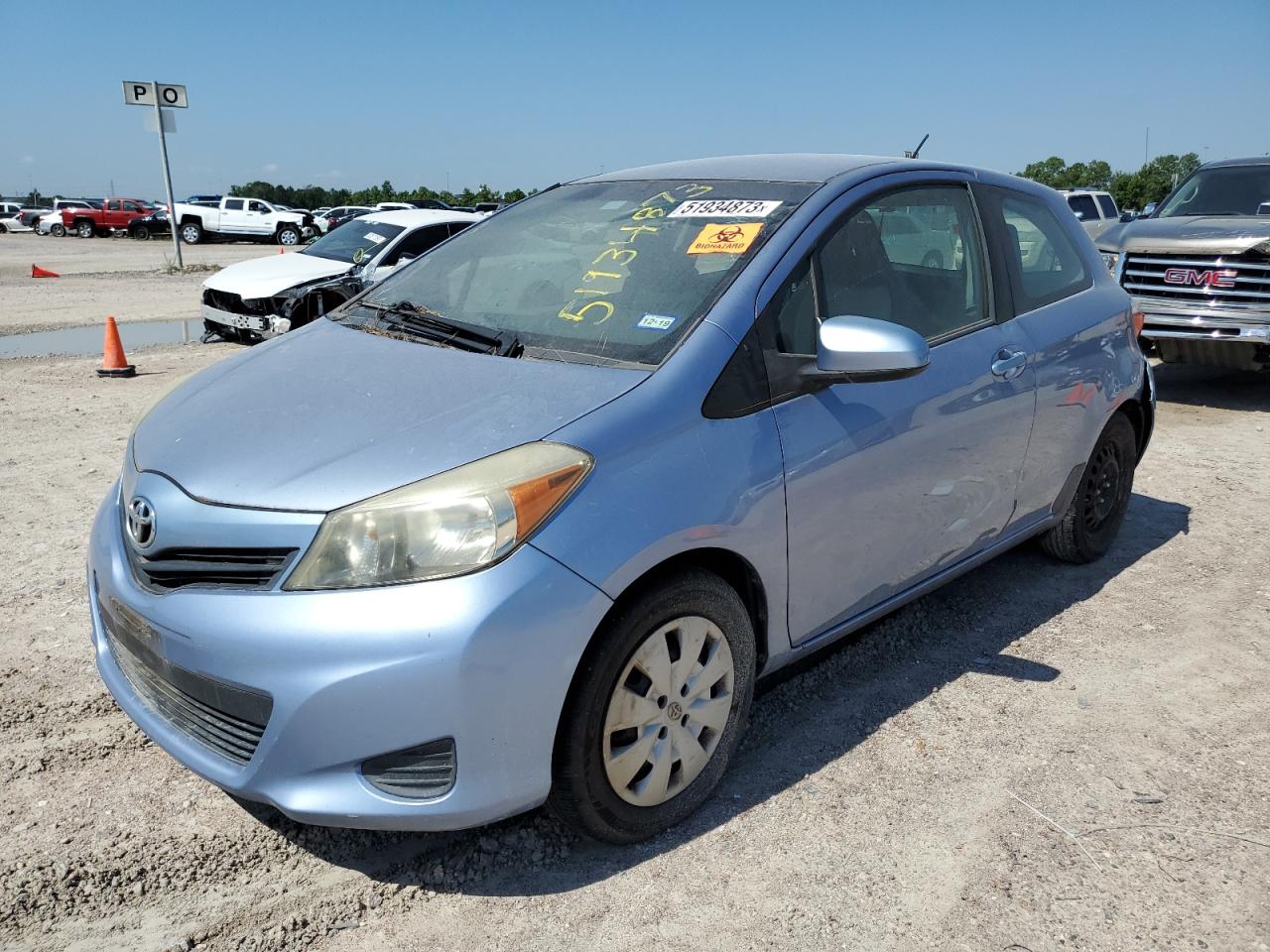 2012 TOYOTA YARIS  2012 image