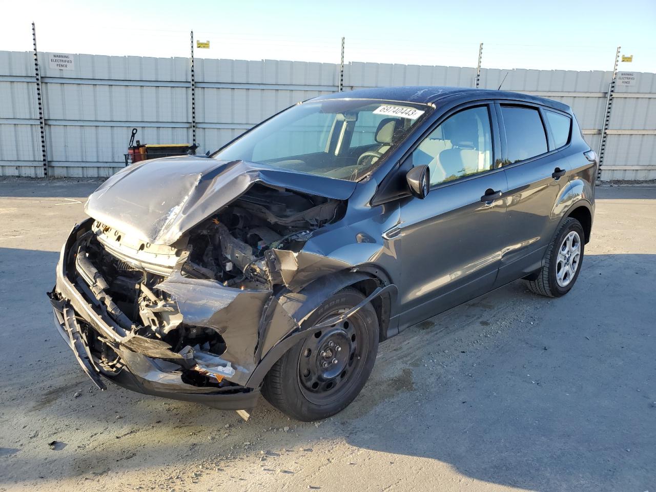 Image 1 of 2017 FORD ESCAPE S 2017 with VIN 1FMCU0F79HUD40544
