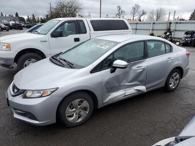 Image 1 of 2014 HONDA CIVIC LX 2014 with VIN 19XFB2F55EE222776