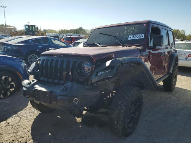 Image 1 of 2022 JEEP WRANGLER UNLIMITED SPORT 2022 with VIN 1C4HJXDM3NW148461