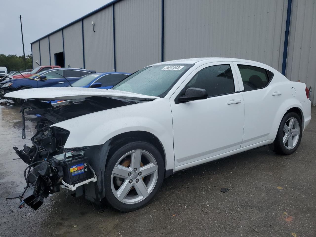 Изображение 1 2013 DODGE AVENGER SE 2013 с VIN 1C3CDZAB3DN624877
