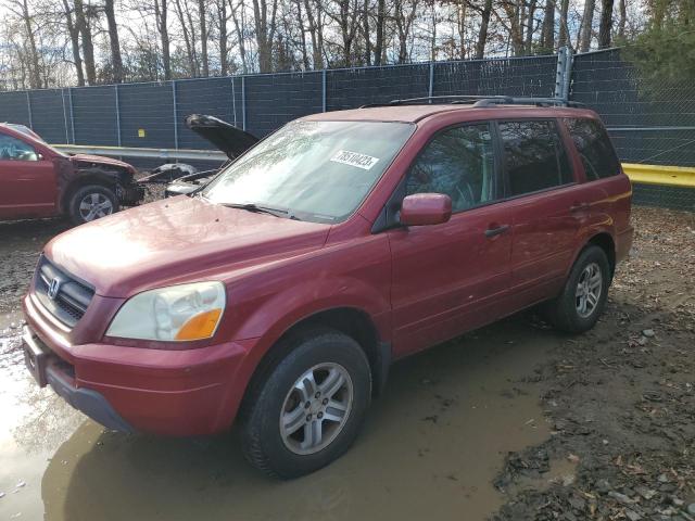 Image 1 of 2003 HONDA PILOT EX 2003 with VIN 2HKYF18433H562285