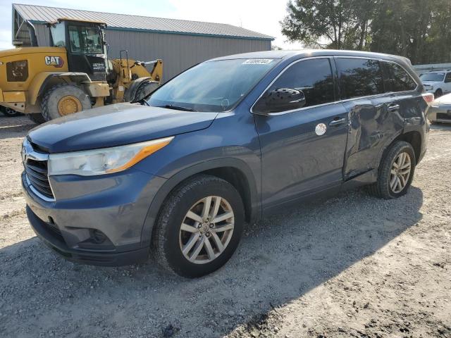 Изображение 1 2014 TOYOTA HIGHLANDER LE 2014 с VIN 5TDZARFH8ES006588