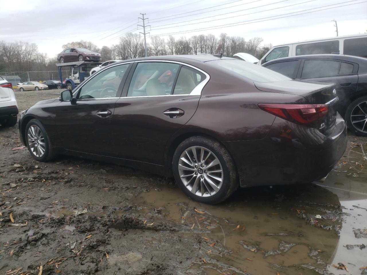 Image 2 of 2019 INFINITI Q50 LUXE 2019 with VIN JN1EV7AR8KM553801