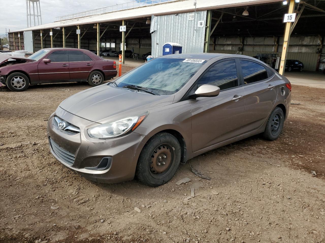 Image 1 of 2013 HYUNDAI ACCENT GLS 2013 with VIN KMHCT4AEXDU570569