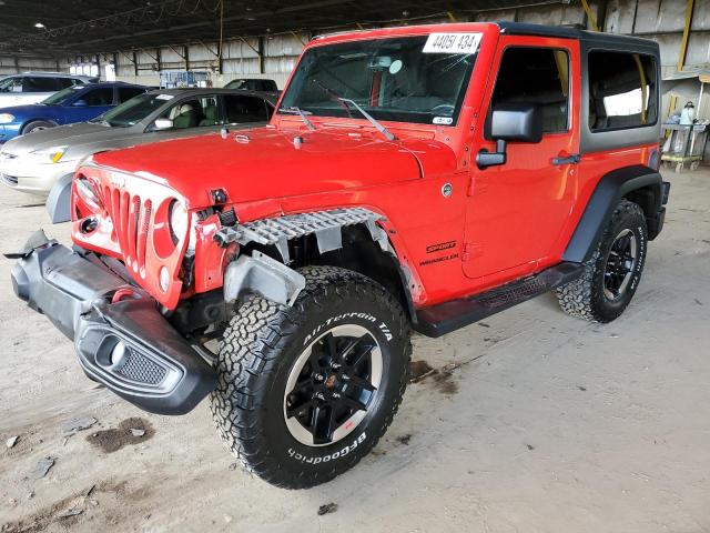 Image 1 of 2015 JEEP WRANGLER SPORT 2015 with VIN 1C4AJWAG1FL567437