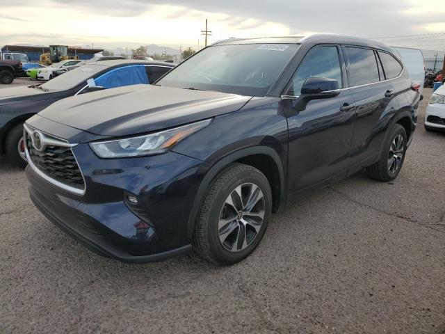 Image 1 of 2020 TOYOTA HIGHLANDER XLE 2020 with VIN 5TDGZRAH6LS000535