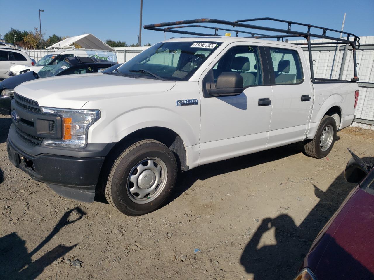 Image 1 of 2018 FORD F150 SUPERCREW 2018 with VIN 1FTEW1CB1JFA76252