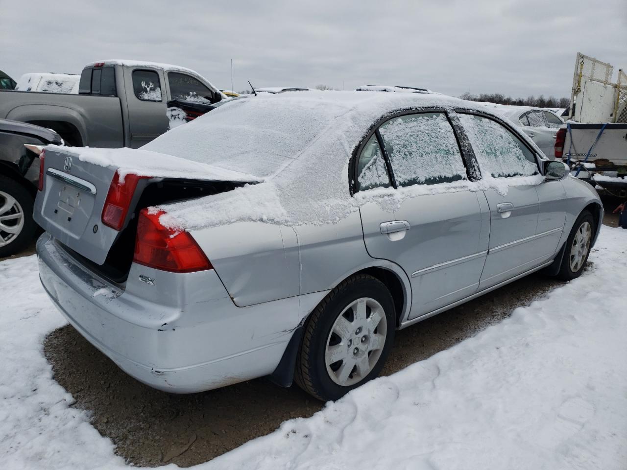 Image 3 of 2002 HONDA CIVIC EX 2002 with VIN JHMES26892S002103