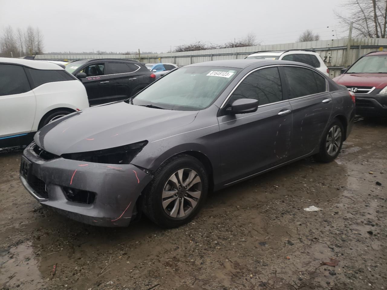 Image 1 of 2013 HONDA ACCORD LX 2013 with VIN 1HGCR2F37DA078941