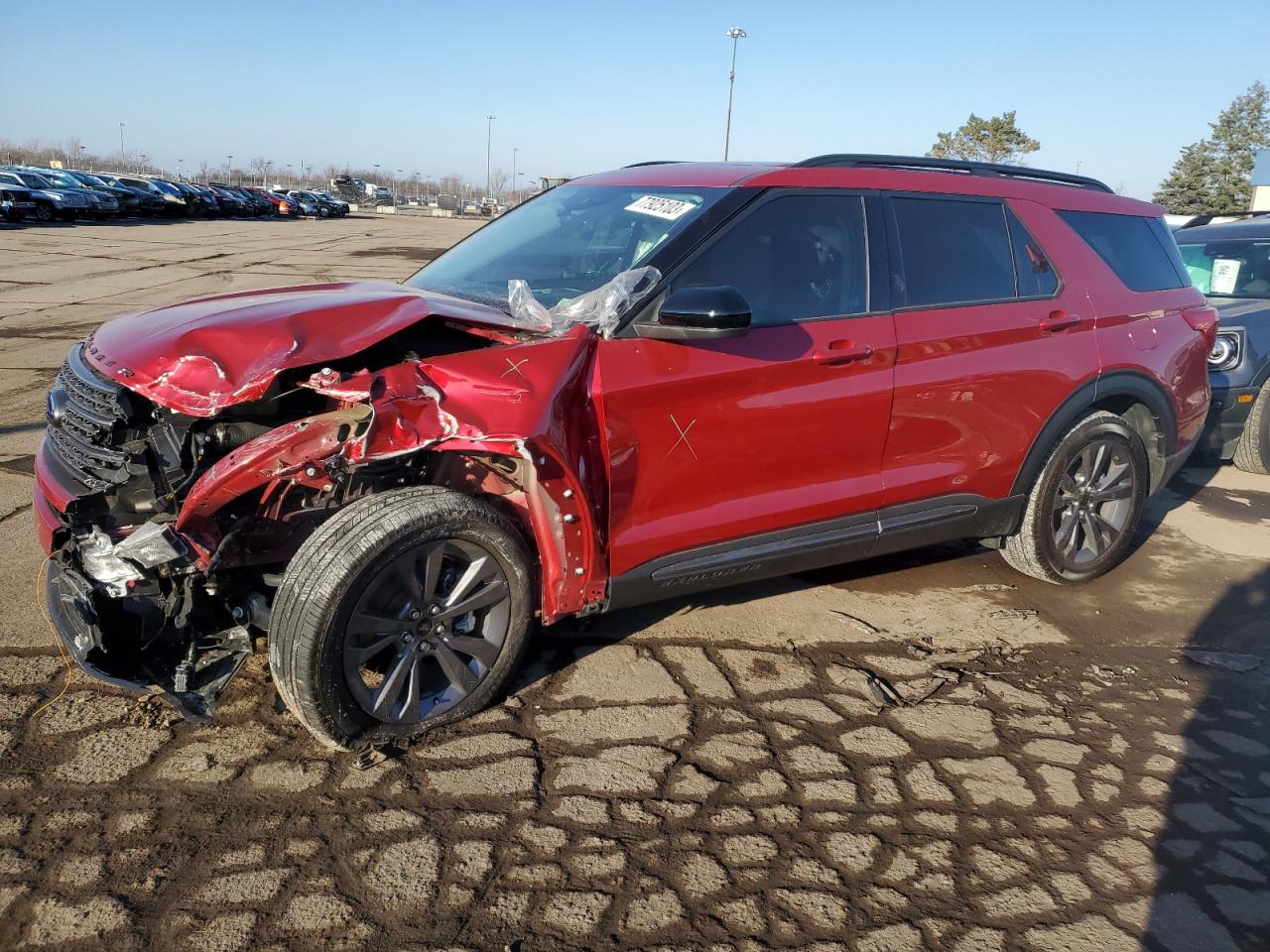 Image 1 of 2023 FORD EXPLORER XLT 2023 with VIN 1FMSK8DHXPGB05532