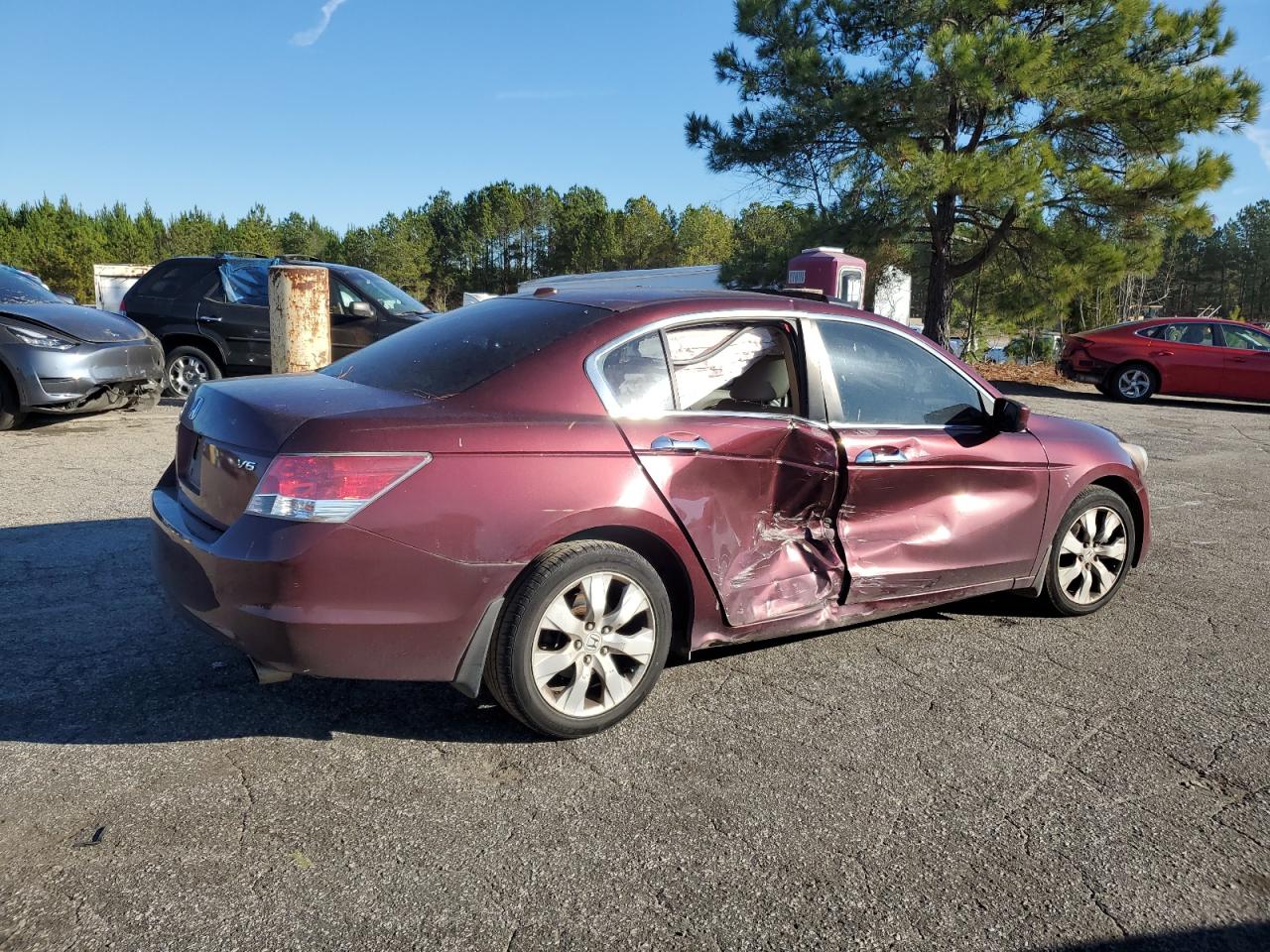 Image 3 of 2008 HONDA ACCORD EXL 2008 with VIN 1HGCP36868A039576