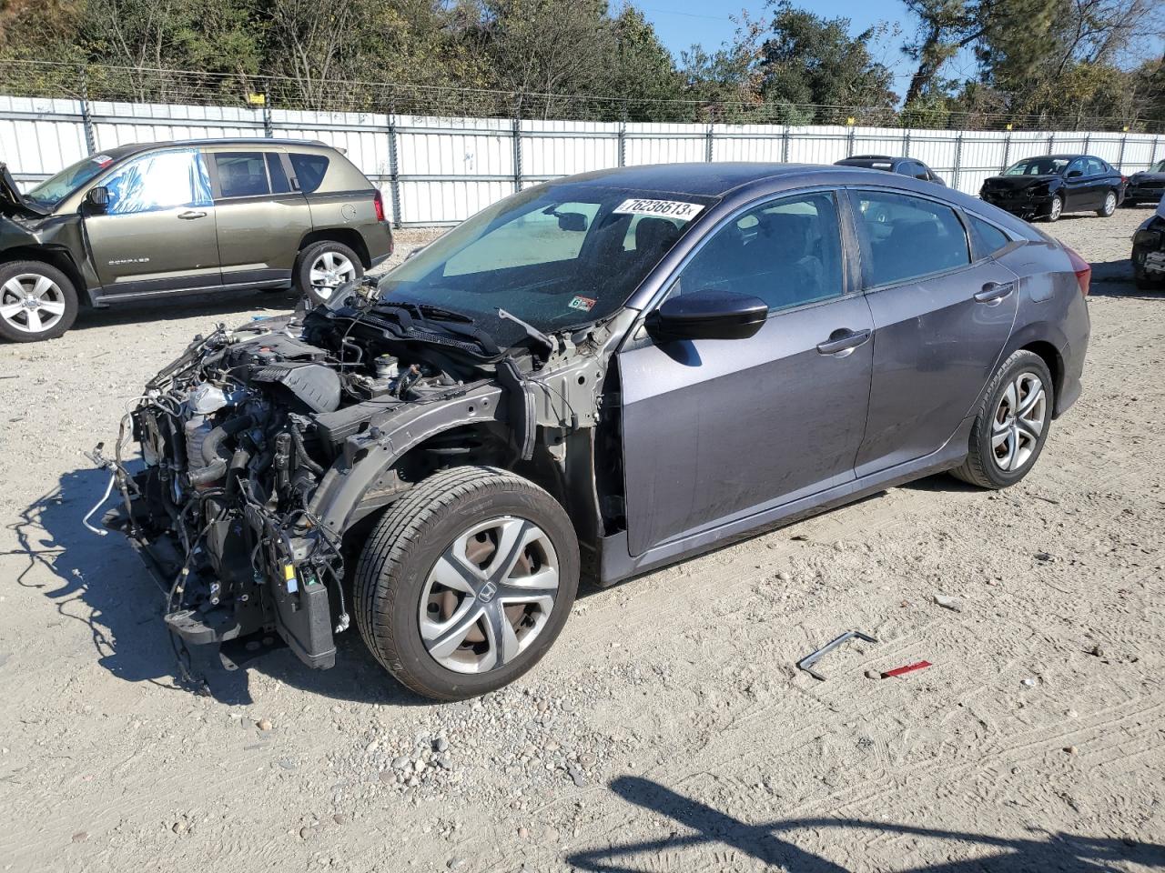Image 1 of 2017 HONDA CIVIC LX 2017 with VIN 19XFC2F5XHE025734