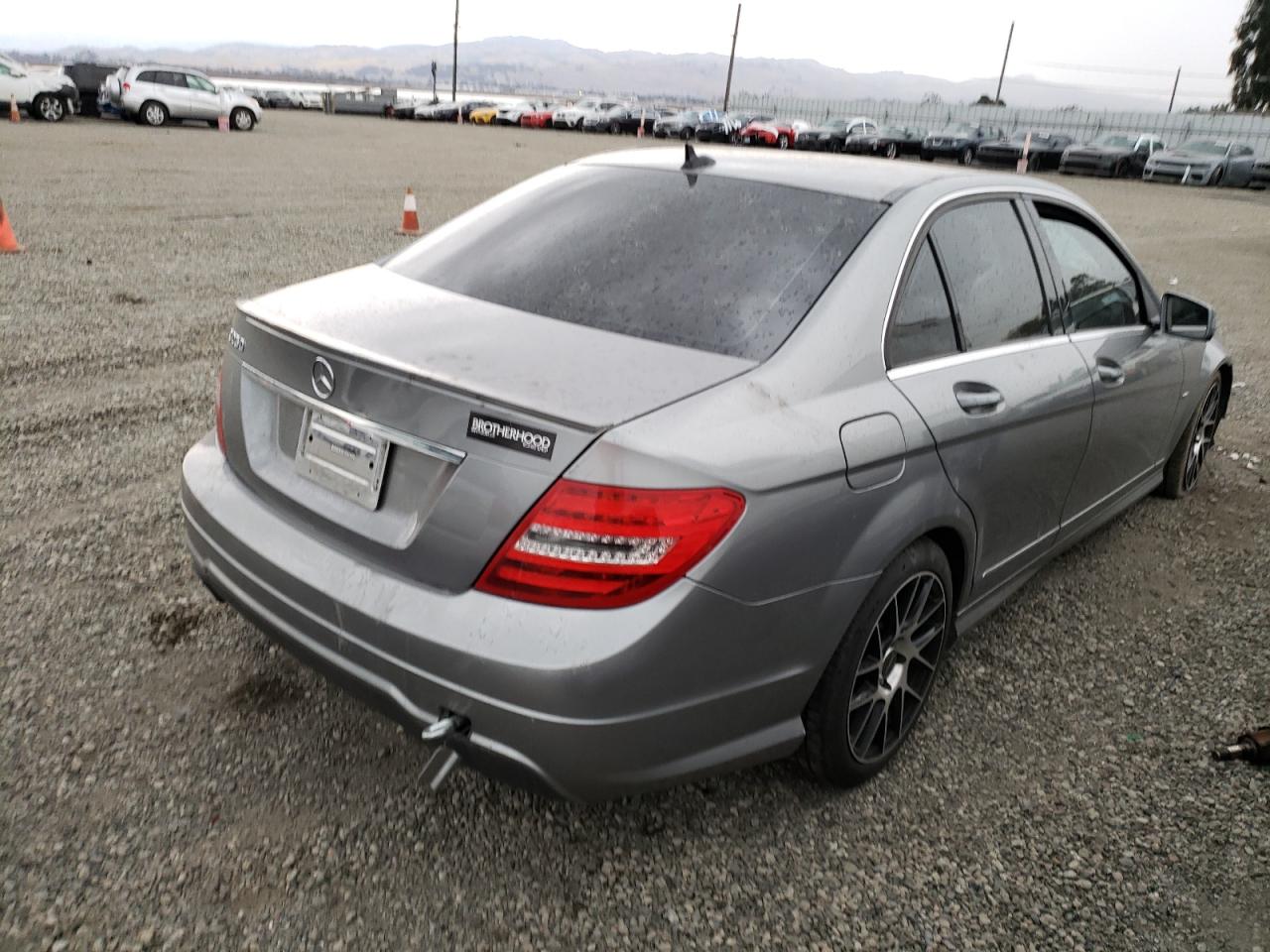 Image 3 of 2012 MERCEDES-BENZ C 250 2012 with VIN WDDGF4HBXCA649321