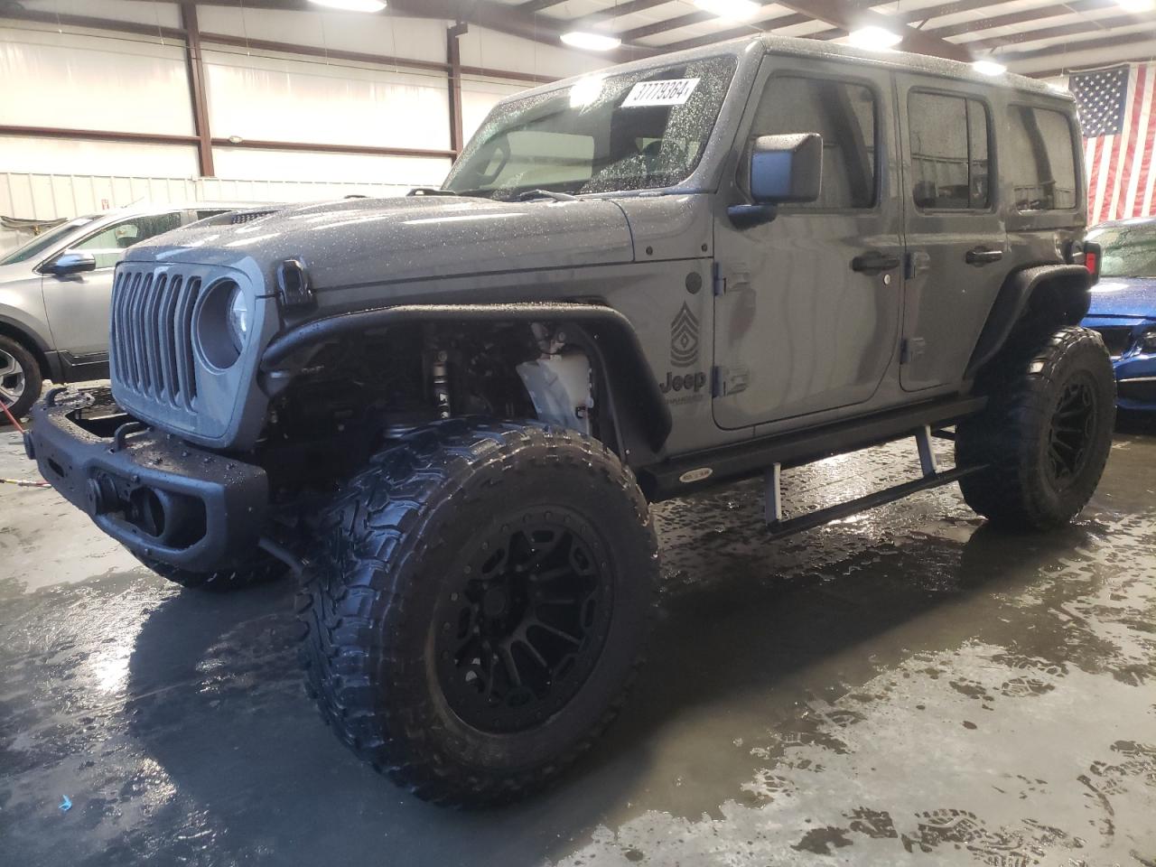 Image 1 of 2021 JEEP WRANGLER UNLIMITED SPORT 2021 with VIN 1C4HJXDM4MW622920