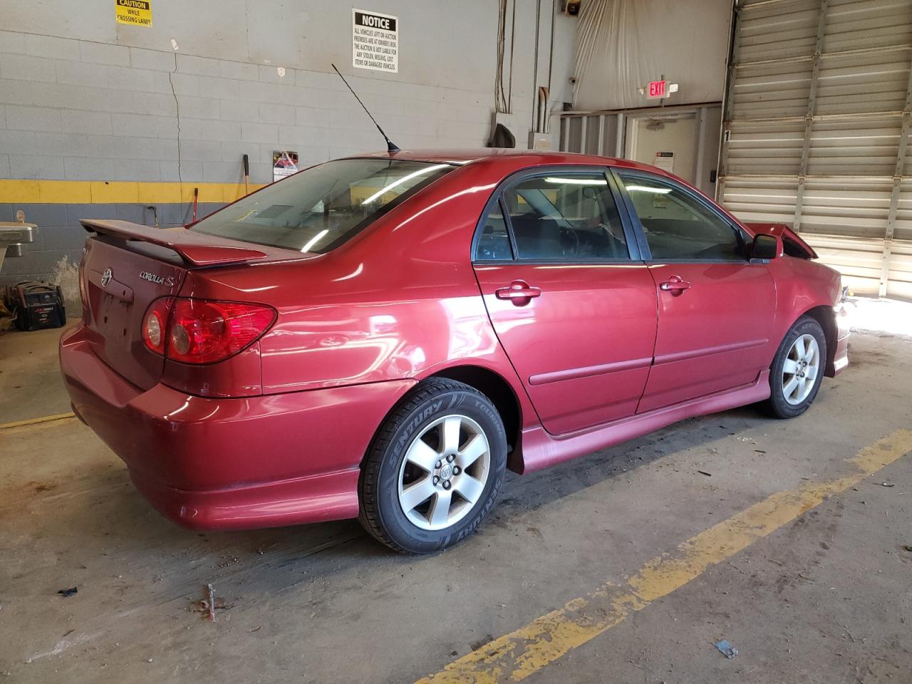 Image 3 of 2005 TOYOTA COROLLA CE 2005 with VIN 2T1BR32E35C455883