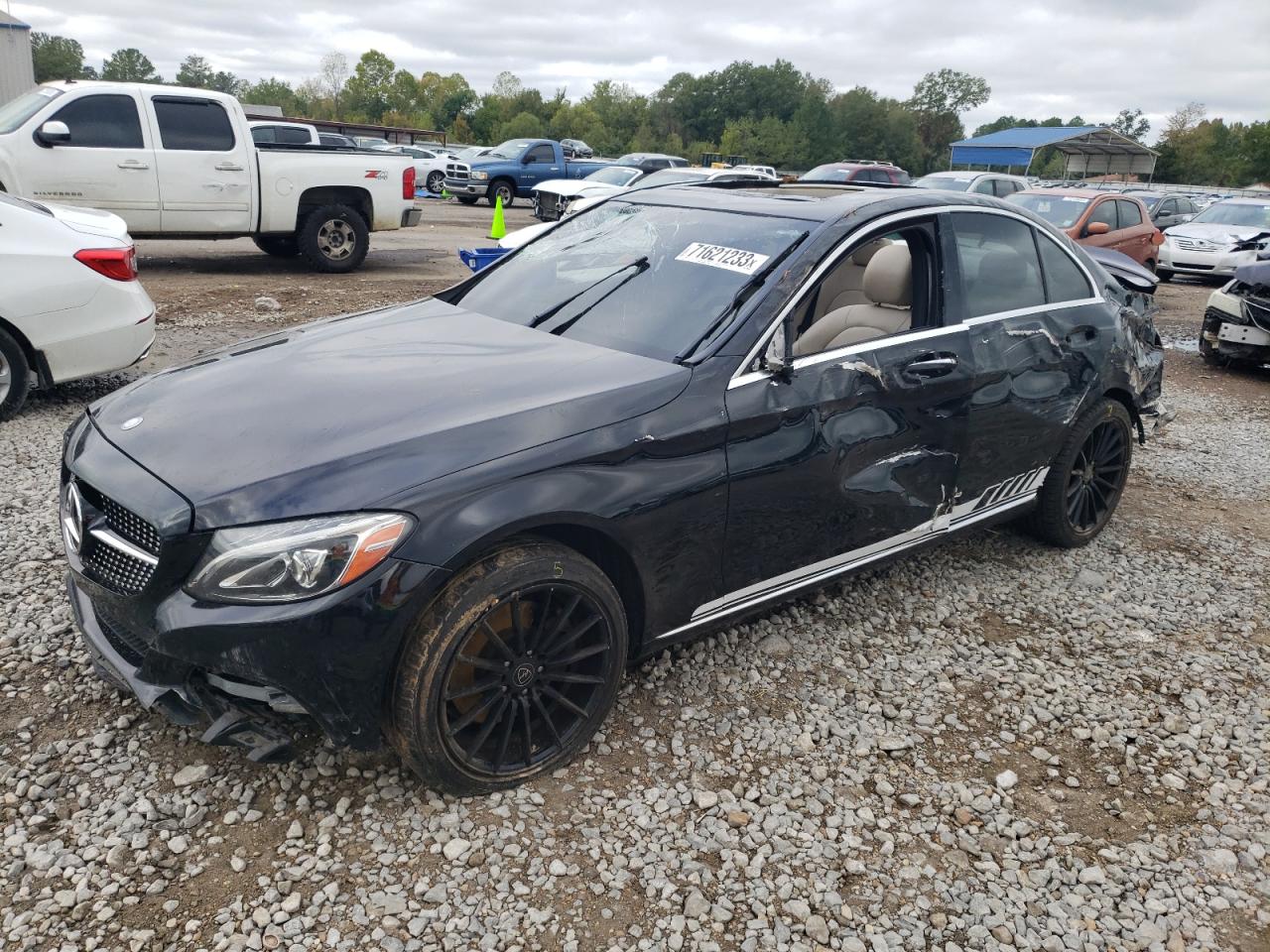 Image 1 of 2015 MERCEDES-BENZ C 300 4MATIC 2015 with VIN 55SWF4KB8FU036347