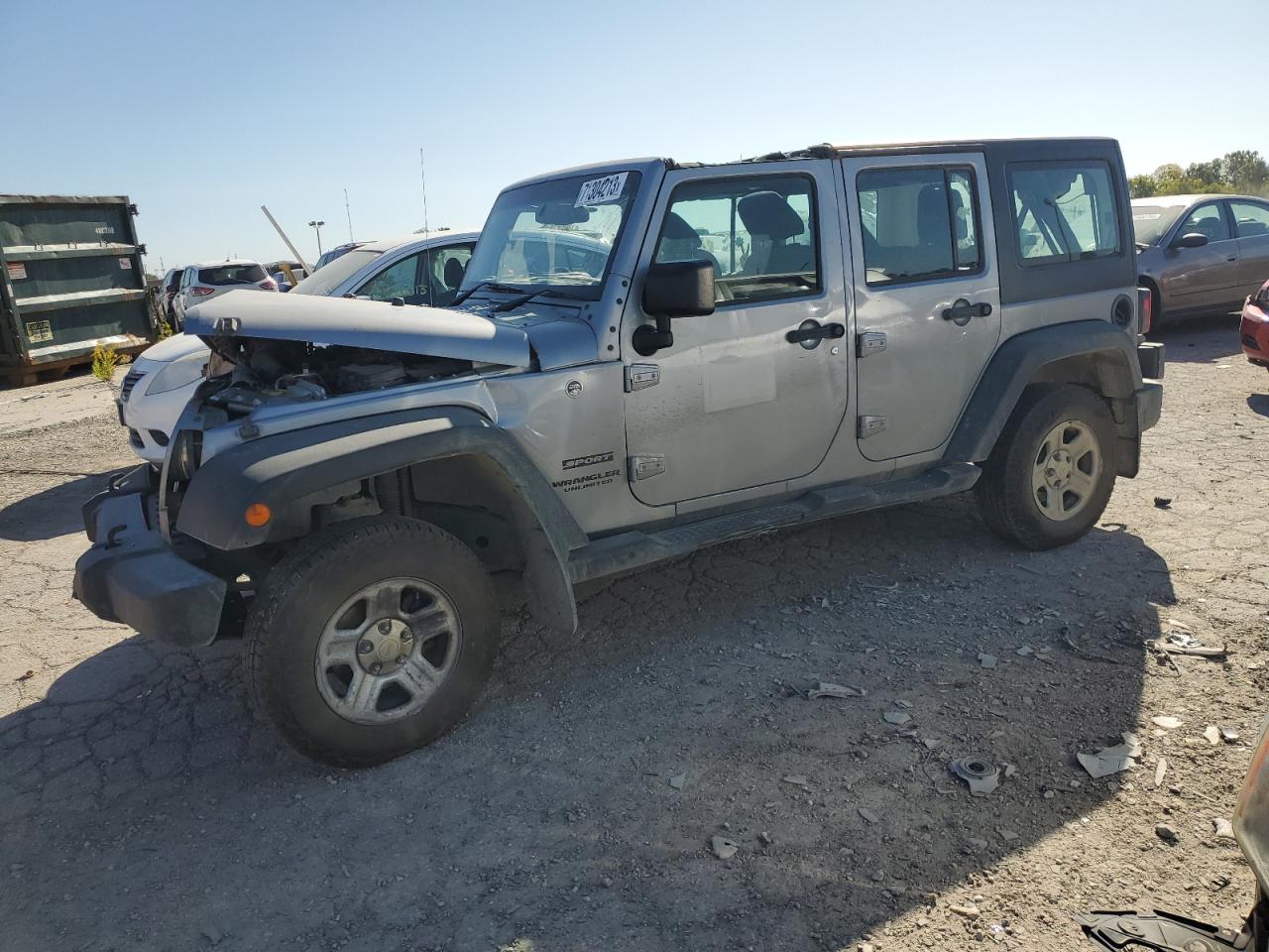 Image 1 of 2016 JEEP WRANGLER UNLIMITED SPORT 2016 with VIN 1C4BJWKG3GL156903
