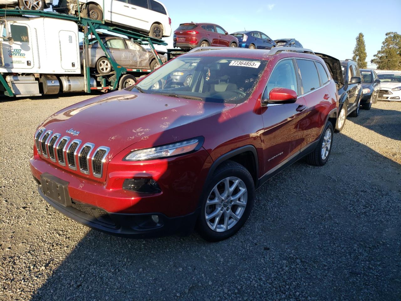 Image 1 of 2014 JEEP CHEROKEE LATITUDE 2014 with VIN 1C4PJLCB4EW265583