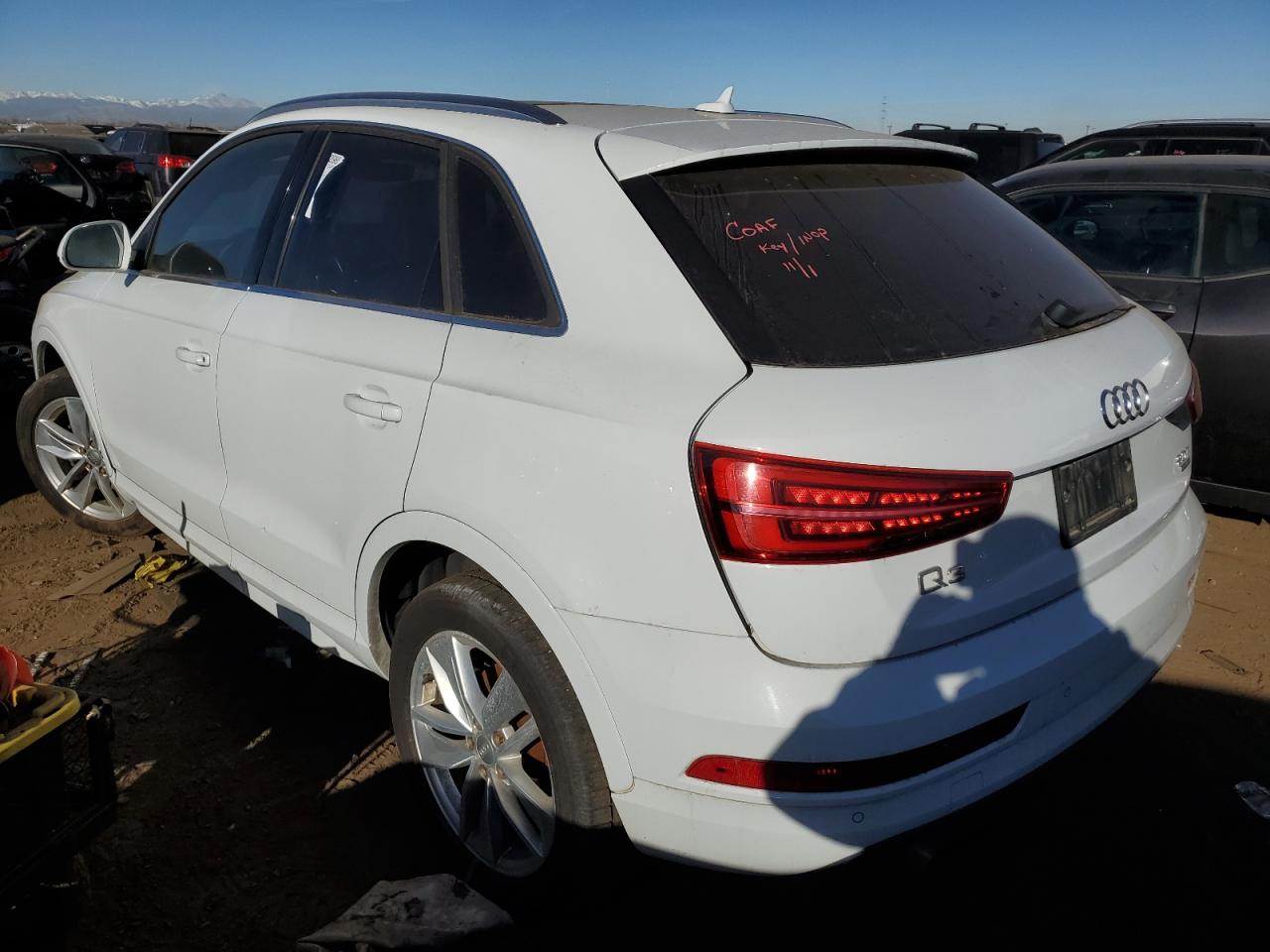 Image 2 of 2016 AUDI Q3 PREMIUM PLUS 2016 with VIN WA1EFCFS2GR011838