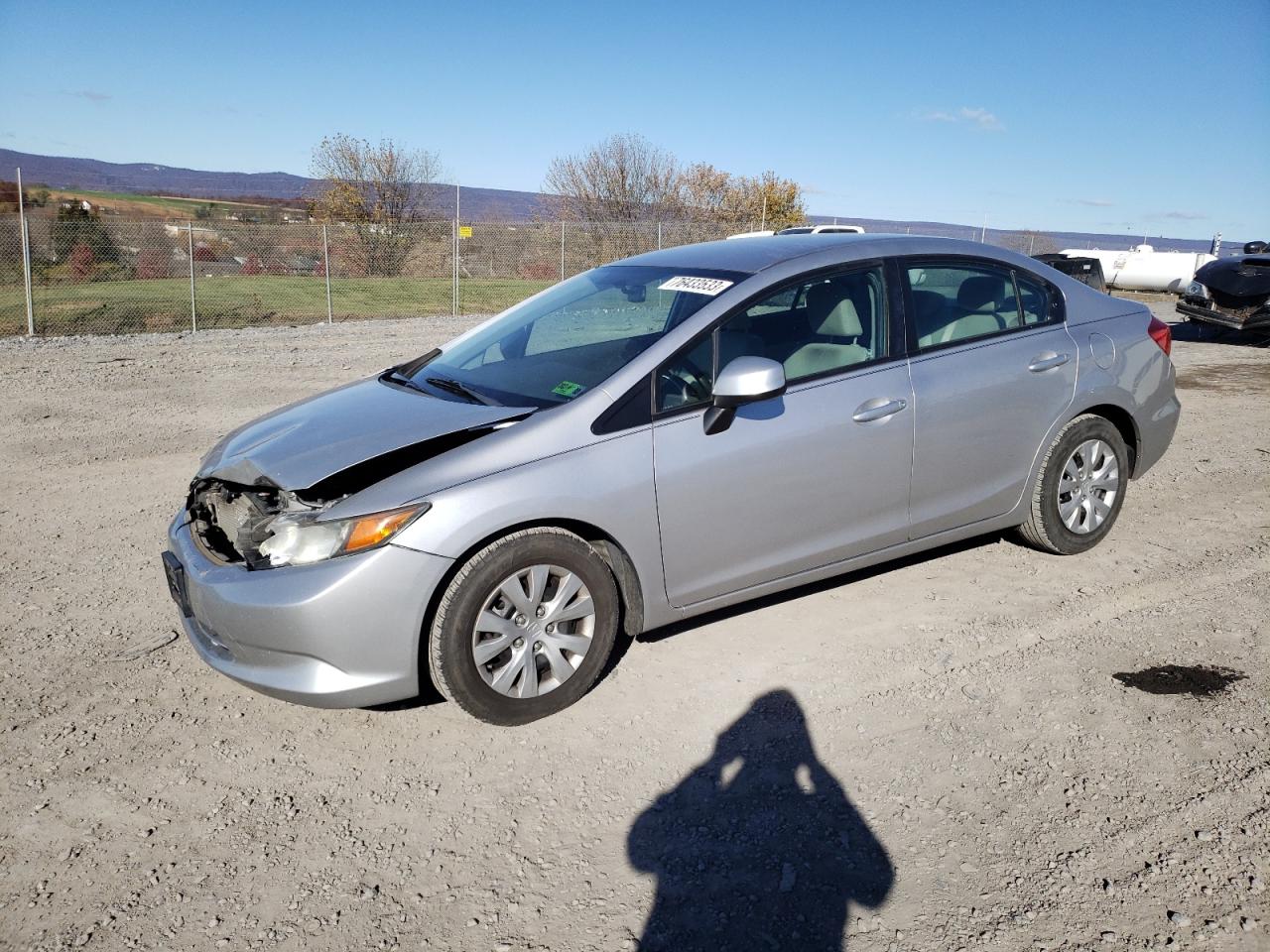 Изображение 1 2012 HONDA CIVIC LX 2012 с VIN 19XFB2F56CE389063