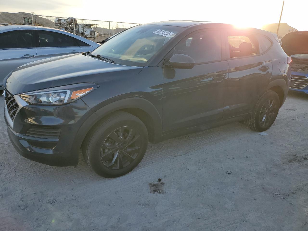 Image 1 of 2021 HYUNDAI TUCSON SE 2021 with VIN KM8J23A41MU383104