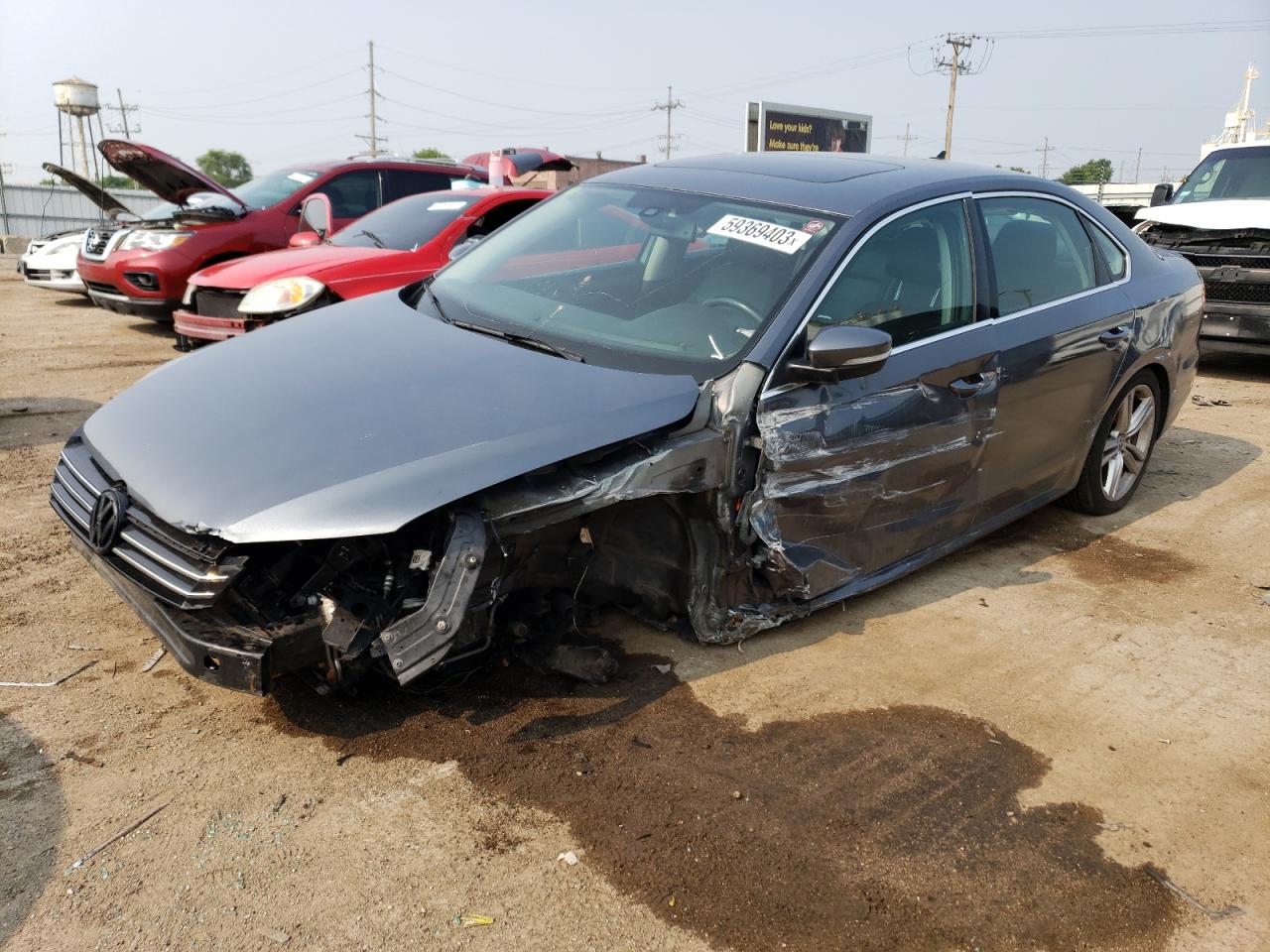 Изображение 1 2014 VOLKSWAGEN PASSAT SE 2014 с VIN 1VWBP7A38EC014883