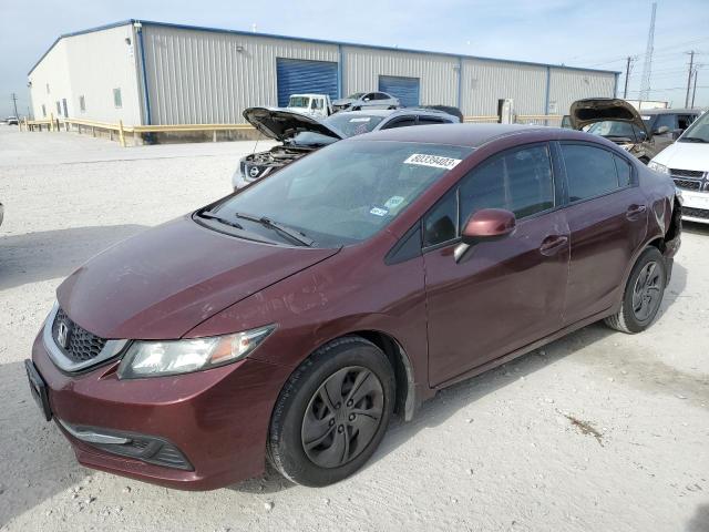 Изображение 1 2013 HONDA CIVIC LX 2013 с VIN 2HGFB2F55DH569688