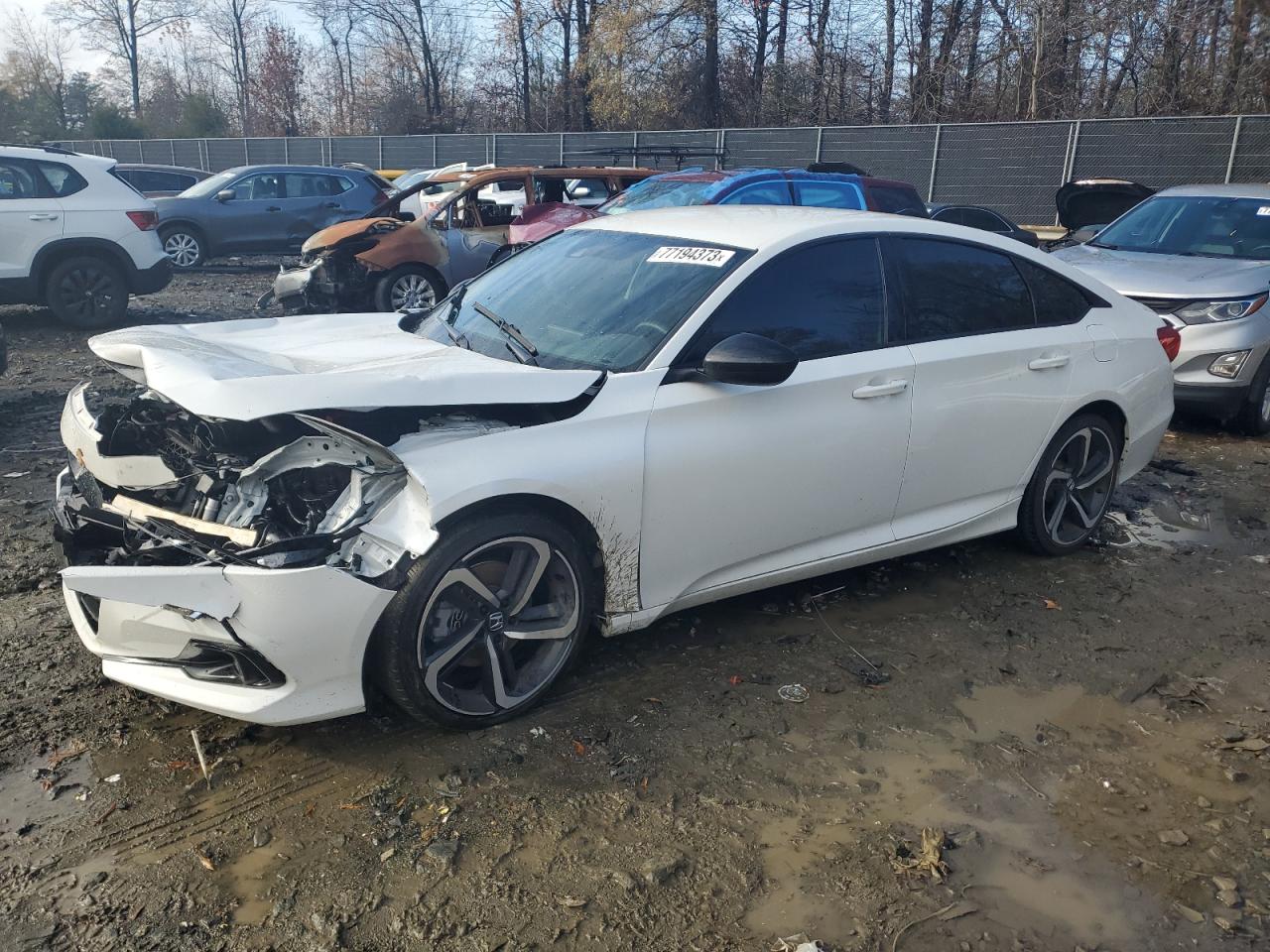 Изображение 1 2022 HONDA ACCORD SPORT 2022 с VIN 1HGCV1F38NA091009