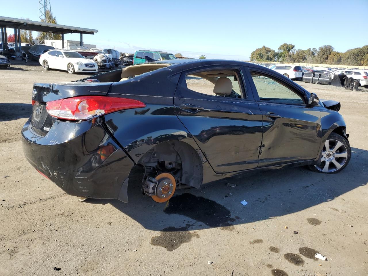 Изображение 3 2013 HYUNDAI ELANTRA GLS 2013 с VIN 5NPDH4AE2DH410254