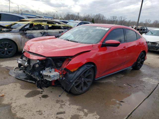 Image 1 of 2018 HONDA CIVIC SPORT 2018 with VIN SHHFK7G41JU219217