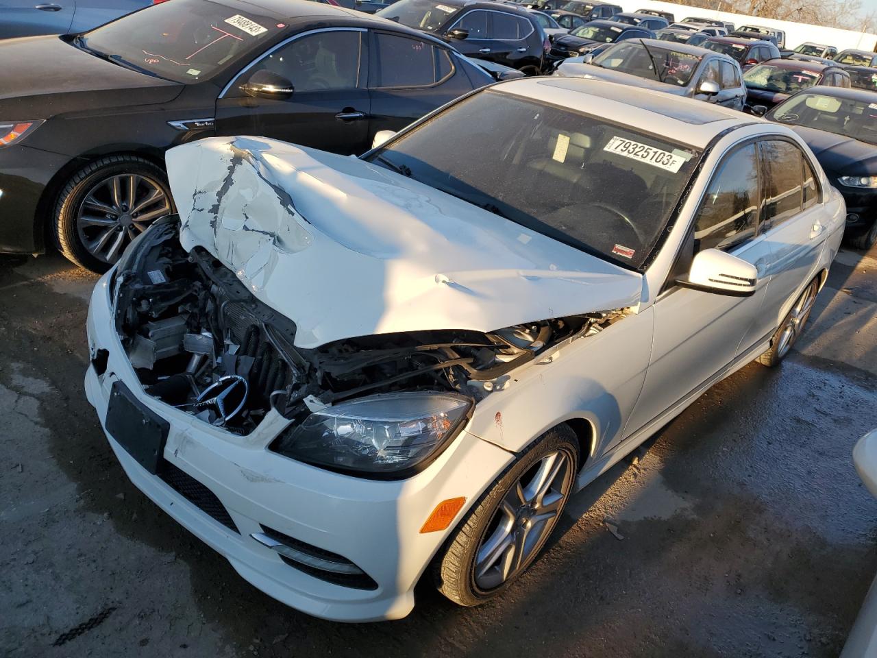 Image 1 of 2011 MERCEDES-BENZ C 300 2011 with VIN WDDGF5EB3BA497097
