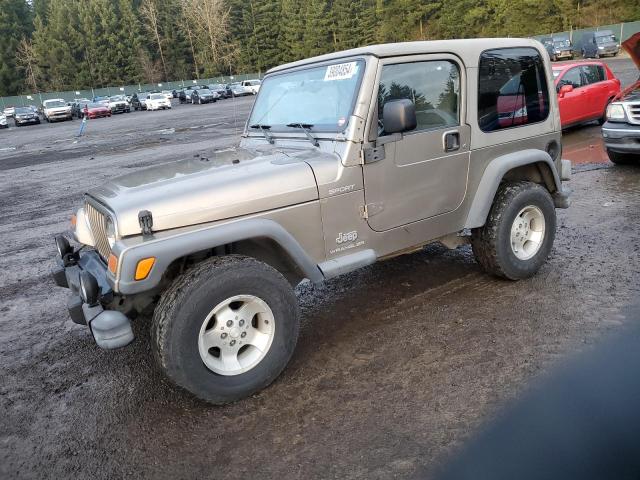 Image 1 of 2003 JEEP WRANGLER / TJ SPORT 2003 with VIN 1J4FA49S53P373351
