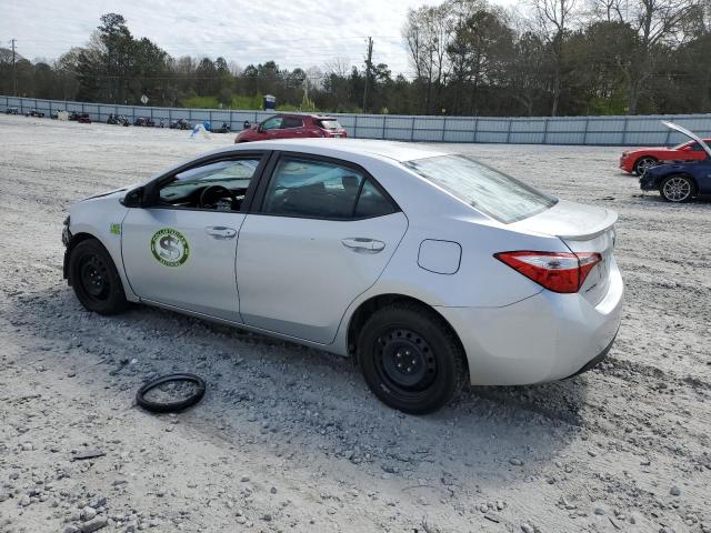 Image 2 of 2014 TOYOTA COROLLA L 2014 with VIN 5YFBURHE7EP103415