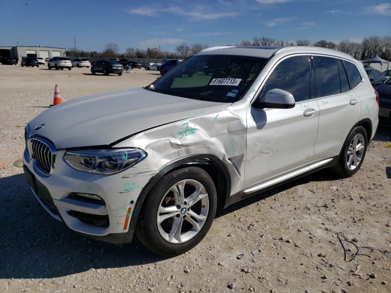 Изображение 1 2020 BMW X3 SDRIVE30I 2020 с VIN 5UXTY3C01L9B36755