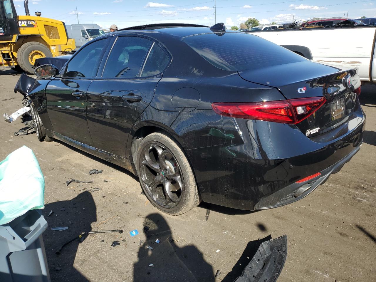 Image 2 of 2020 ALFA ROMEO GIULIA TI 2020 with VIN ZARFANBN9L7636432