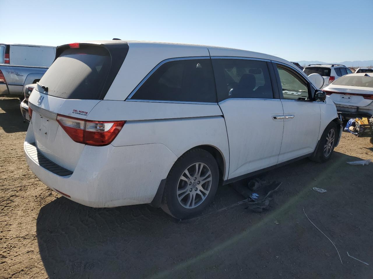 Image 3 of 2012 HONDA ODYSSEY EXL 2012 with VIN 5FNRL5H69CB008494