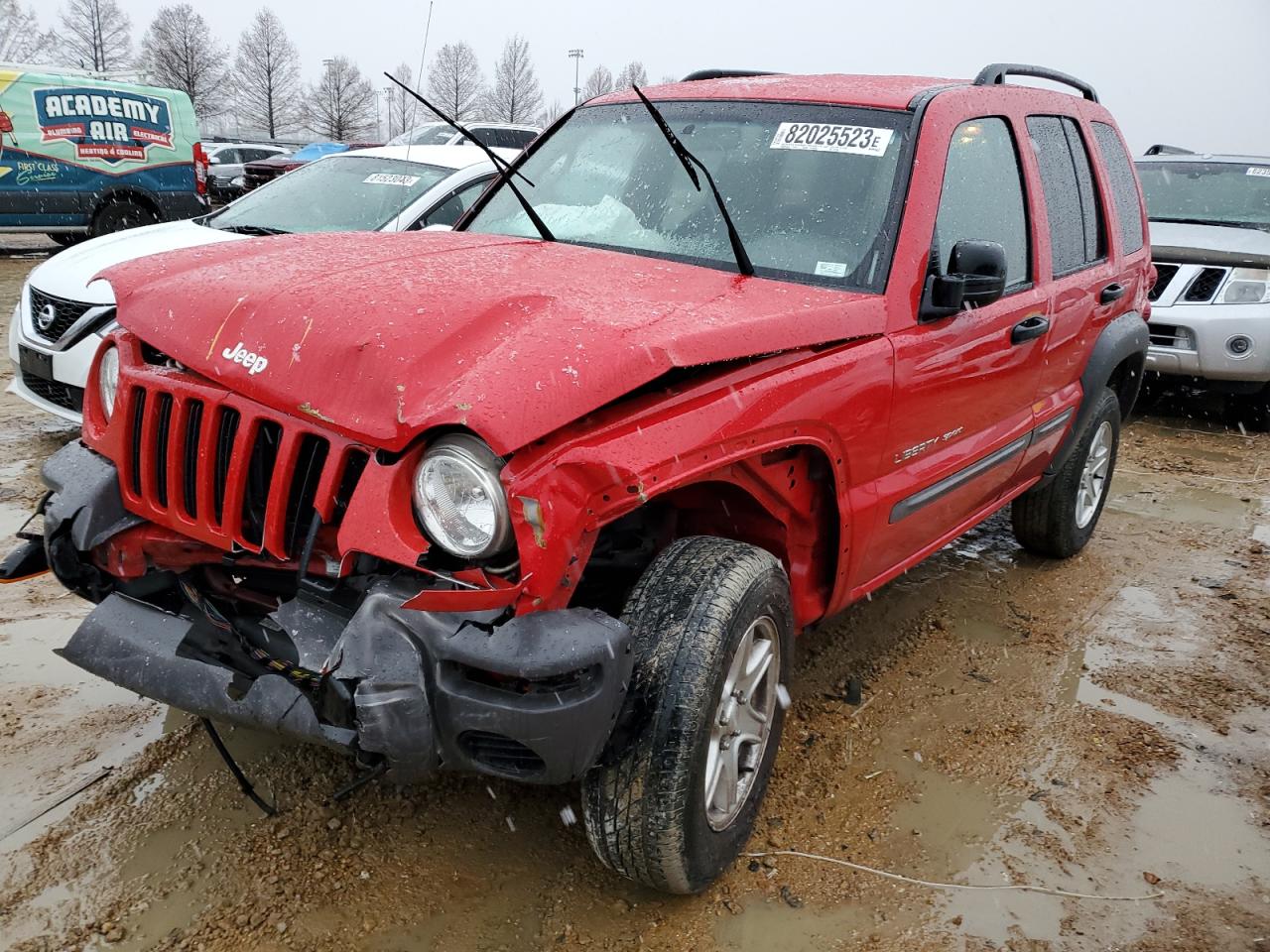 Image 1 of 2002 JEEP LIBERTY SPORT 2002 with VIN 1J4GK48K32W304410