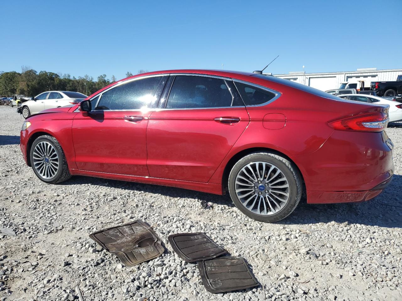 Image 2 of 2017 FORD FUSION SE 2017 with VIN 3FA6P0HD1HR174660