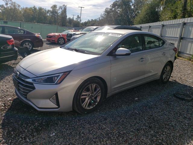 Image 1 of 2019 HYUNDAI ELANTRA SEL 2019 with VIN 5NPD84LFXKH486341