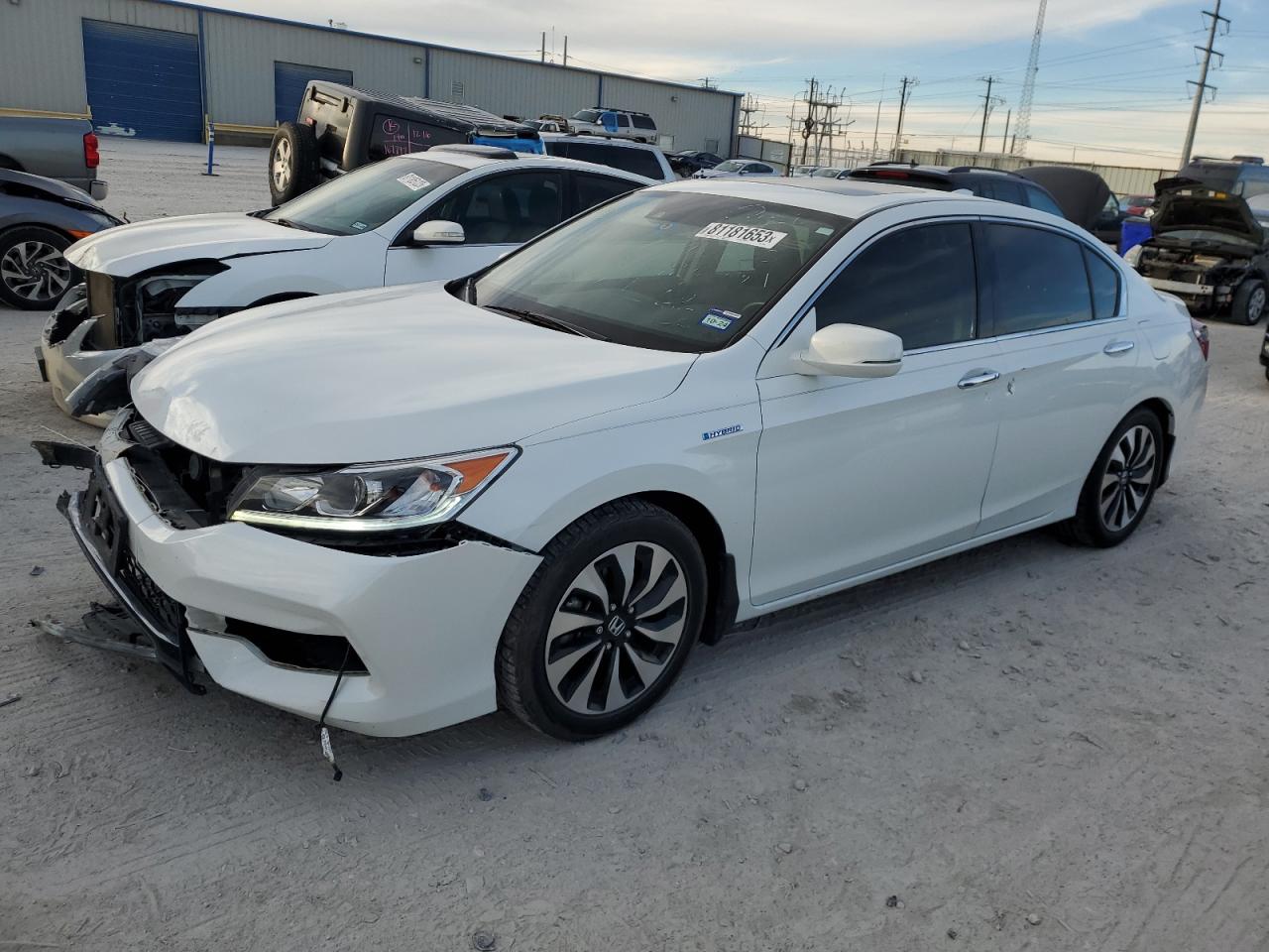 Изображение 1 2017 HONDA ACCORD HYBRID EXL 2017 с VIN JHMCR6F51HC030920