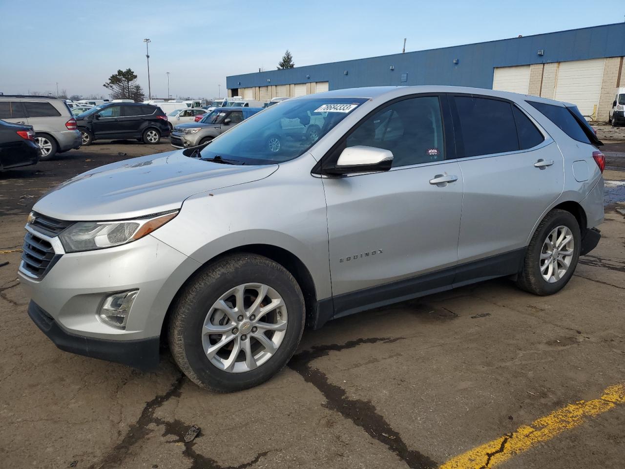 Image 1 of 2019 CHEVROLET EQUINOX LT 2019 with VIN 3GNAXJEV1KS608073