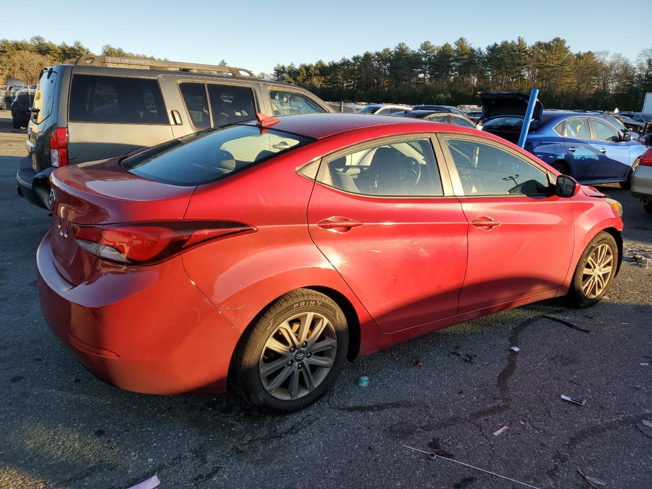 Изображение 3 2014 HYUNDAI ELANTRA SE 2014 с VIN KMHDH4AE1EU155504