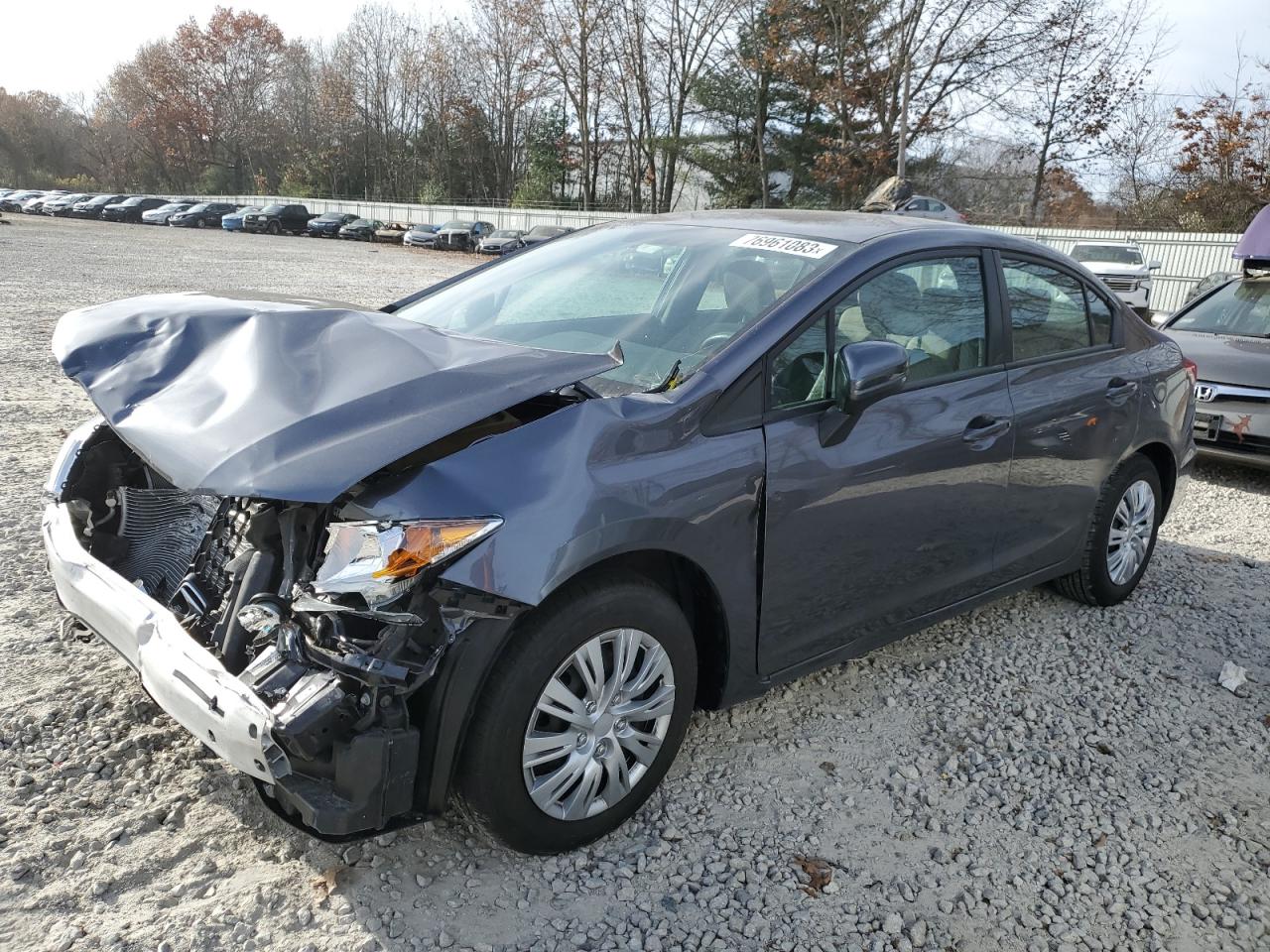 Image 1 of 2014 HONDA CIVIC LX 2014 with VIN 2HGFB2F58EH515884