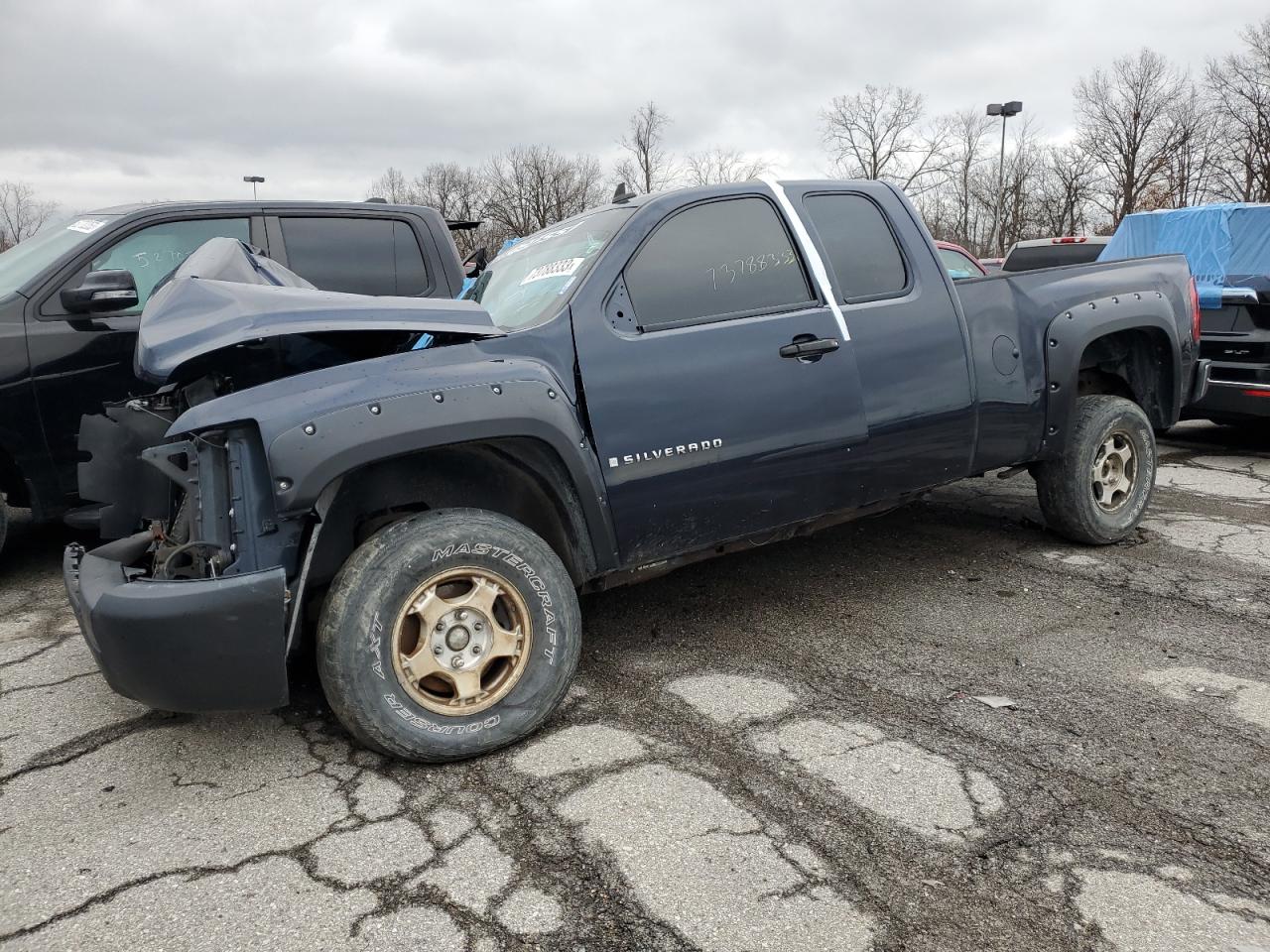 Изображение 1 2008 CHEVROLET SILVERADO K1500 2008 с VIN 1GCEK19C48Z180173